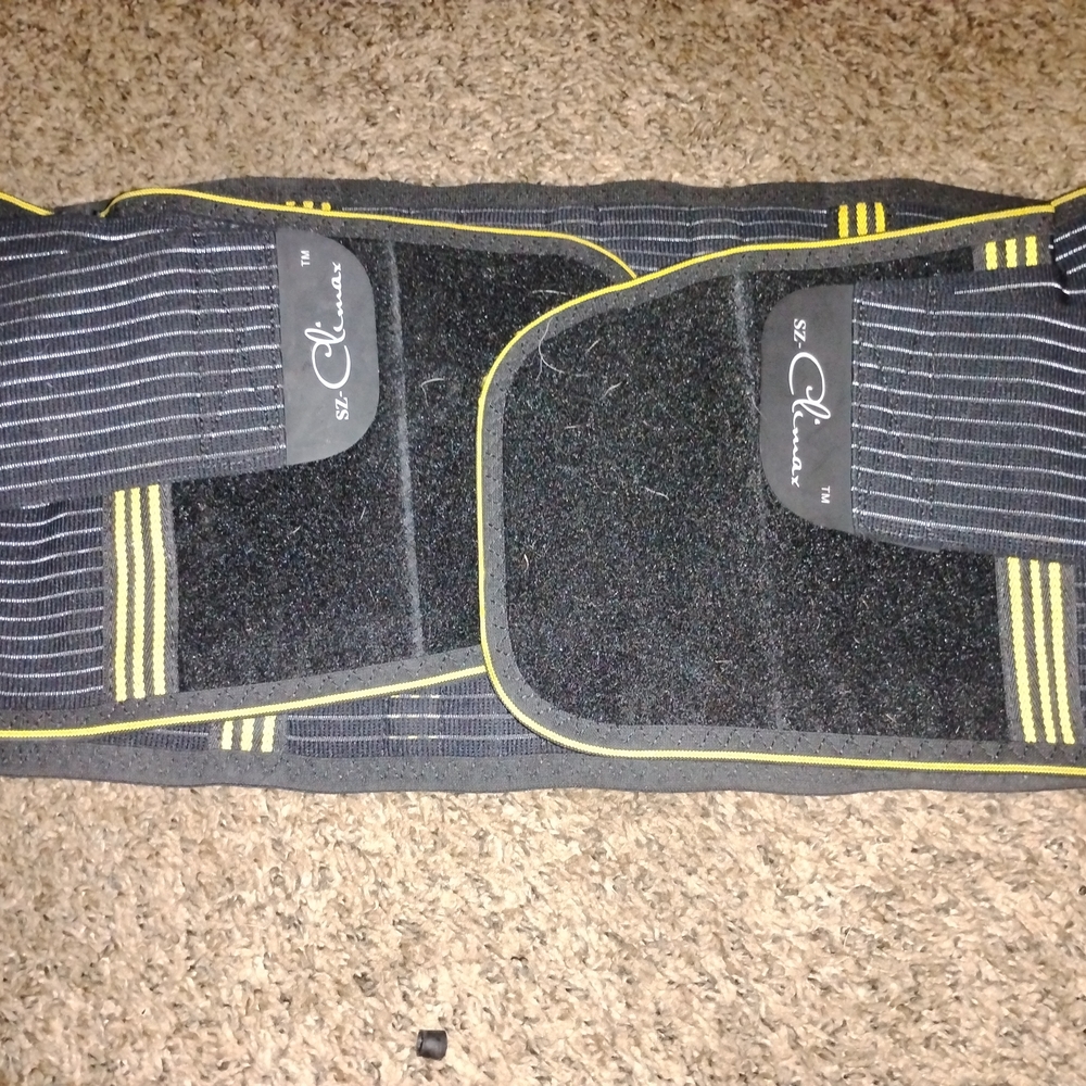 St. Clair Black and Yellow Waist Trainer